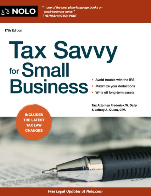 Cover image for book Tax Savvy for Small Business