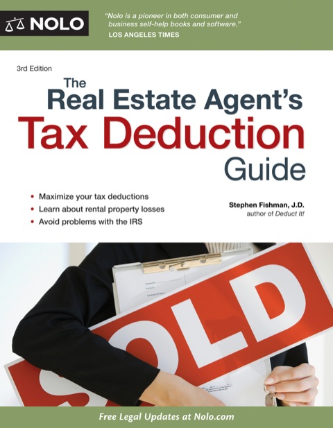 Cover image for book Real Estate Agent's Tax Deduction Guide, The