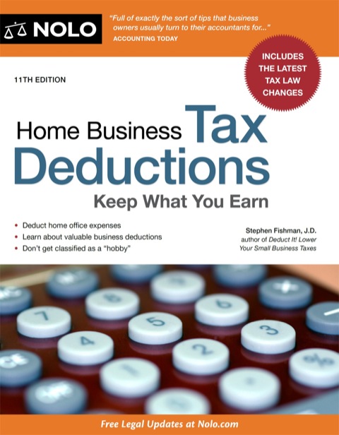 Cover image for book Home Business Tax Deductions: Keep What You Earn