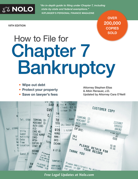 Cover image for book How to File for Chapter 7 Bankruptcy