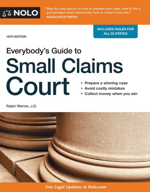 Cover image for book Everybody's Guide to Small Claims Court