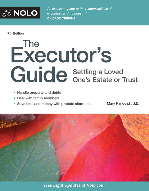 Cover image for book Executor's Guide, The: Settling a Loved One's Estate or Trust
