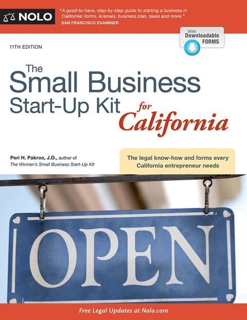 Cover image for book Small Business Start-Up Kit for California, The