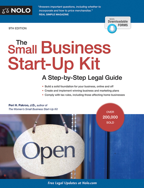 Cover image for book Small Business Start-Up Kit, The: A Step-by-Step Legal Guide