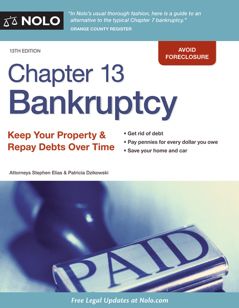 Cover image for book Chapter 13 Bankruptcy: Keep Your Property & Repay Debts Over Time