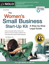 صورة الغلاف: Women's Small Business Start-Up Kit, The: A Step-by-Step Legal Guide 4th edition 9781413322750