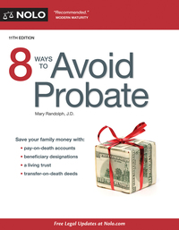 Cover image: 8 Ways to Avoid Probate 11th edition 9781413322774