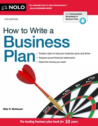 Cover image: How to Write a Business Plan 13th edition 9781413323191