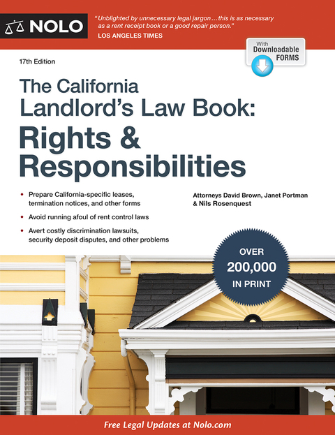 Cover image for book California Landlord's Law Book, The