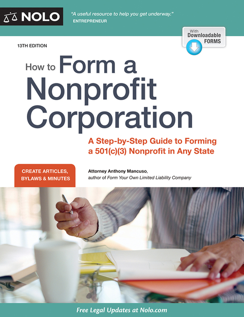 Cover image for book How to Form a Nonprofit Corporation (National Edition)