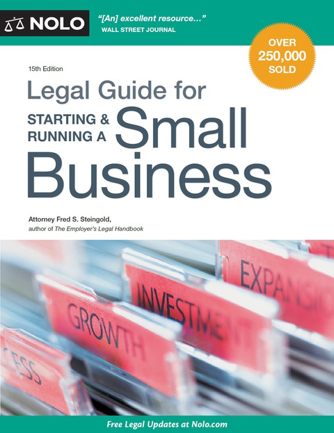 Cover image for book Legal Guide for Starting & Running a Small Business