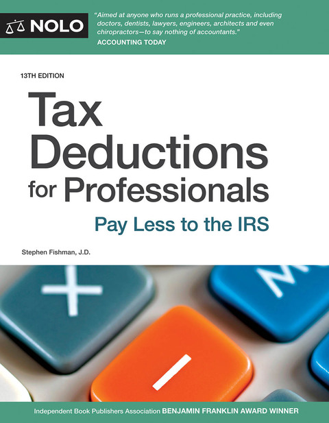 Cover image for book Tax Deductions for Professionals