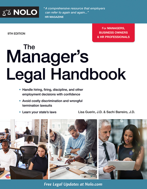 Cover image for book Manager's Legal Handbook,The