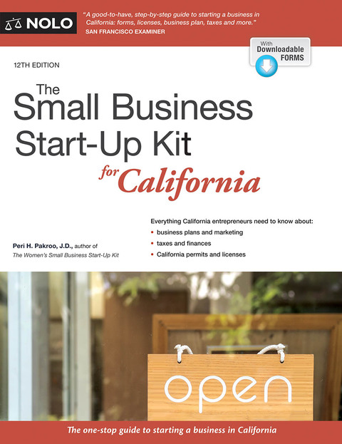 Cover image for book Small Business Start-Up Kit for California, The