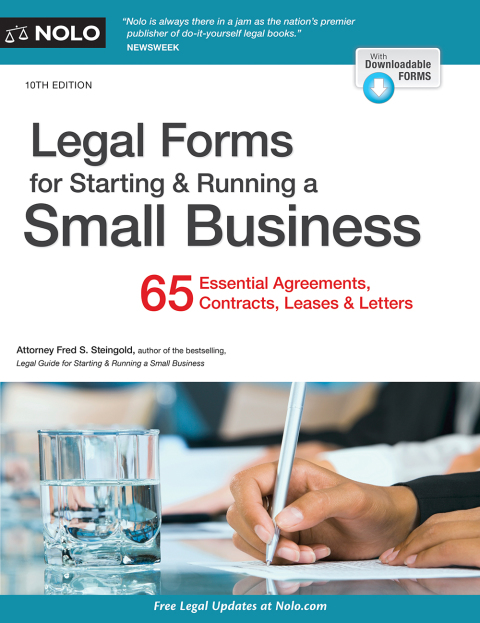 Cover image for book Legal Forms for Starting & Running a Small Business