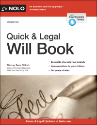 Titelbild: Quick & Legal Will Book 9th edition 9781413327687