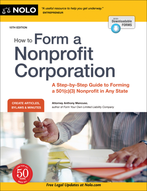 How to Form a Nonprofit Corporation (National Edition) 