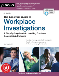 Cover image: Essential Guide to Workplace Investigations, The 6th edition 9781413329612