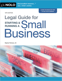 صورة الغلاف: Legal Guide for Starting & Running a Small Business 18th edition 9781413330656