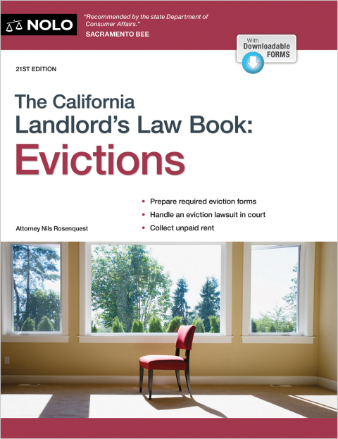 Cover image for book The California Landlord's Law Book: Evictions