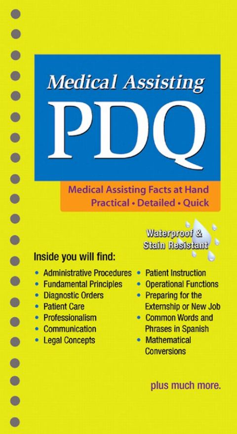 Cover image for book Medical Assisting PDQ