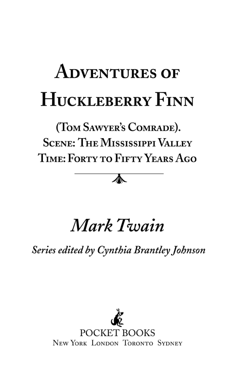 Cover image for book Adventures of Huckleberry Finn