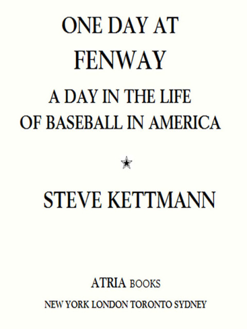 Cover image for book One Day at Fenway