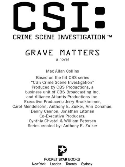 Cover image for book Grave Matters
