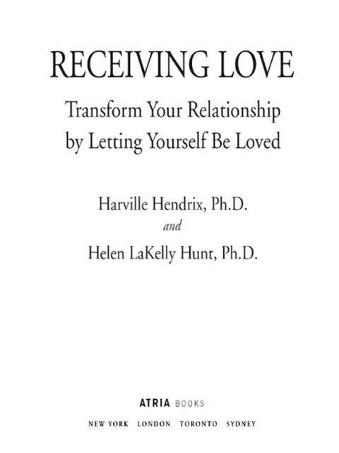 Cover image for book Receiving Love