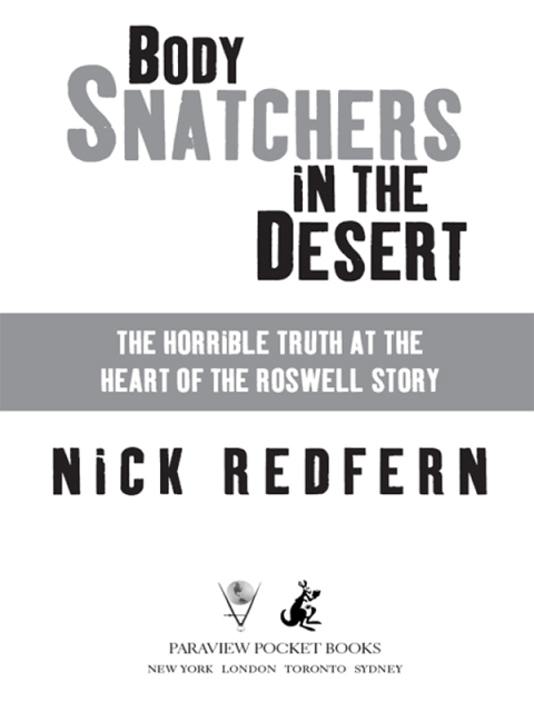 Cover image for book Body Snatchers in the Desert
