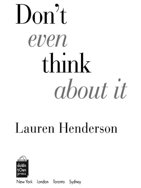 Cover image for book Don't Even Think About It
