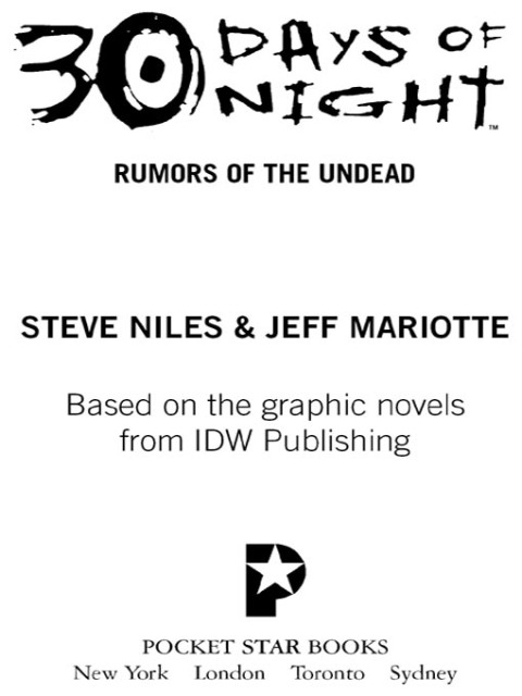 Cover image for book 30 Days of Night: Rumors of the Undead
