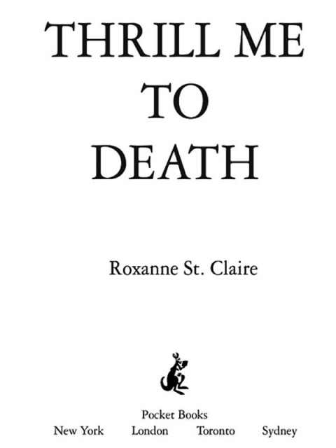 Cover image for book Thrill Me to Death