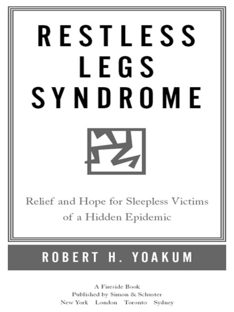 Cover image for book Restless Legs Syndrome