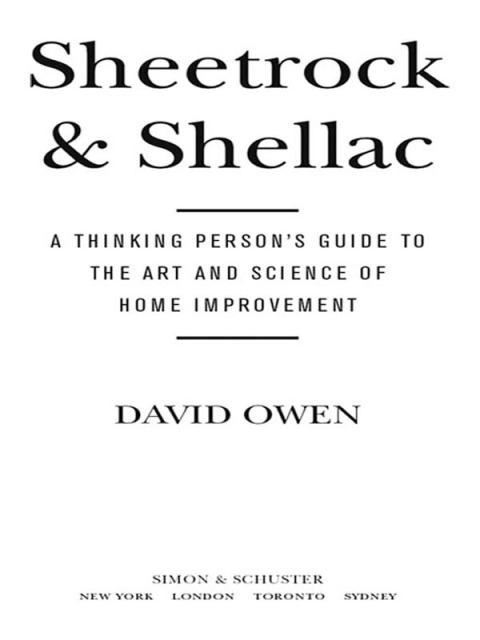 Cover image for book Sheetrock & Shellac