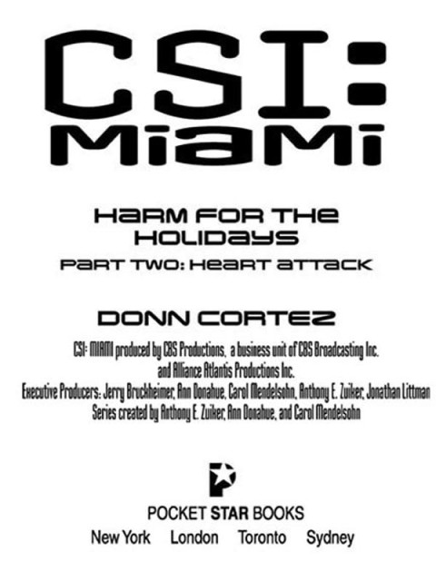 Cover image for book CSI: Miami: Harm for the Holidays: Heart Attack