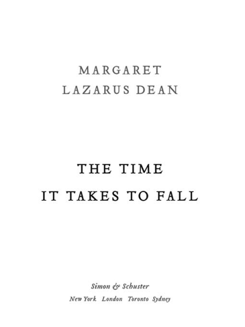 Cover image for book The Time It Takes to Fall