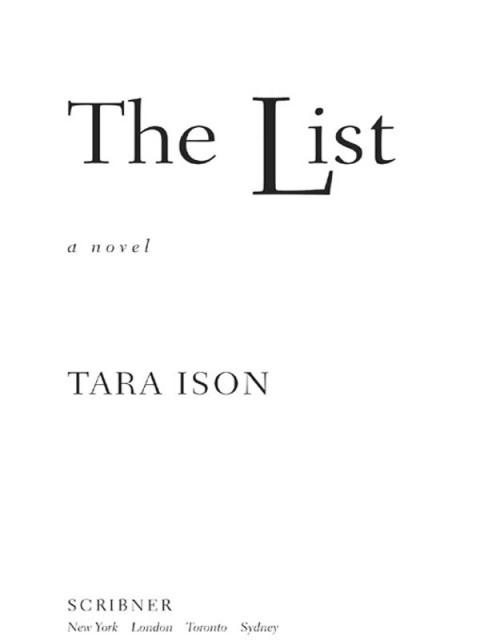 Cover image for book The List