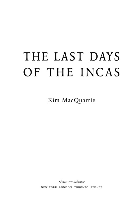 Cover image for book The Last Days of the Incas