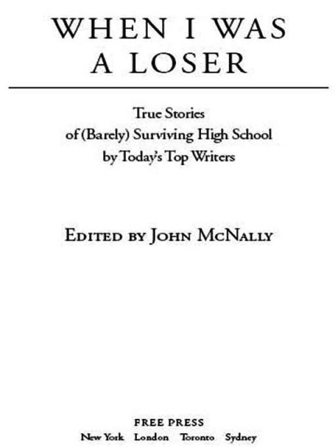 Cover image for book When I Was a Loser