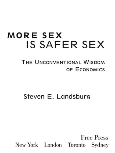 Cover image for book More Sex Is Safer Sex