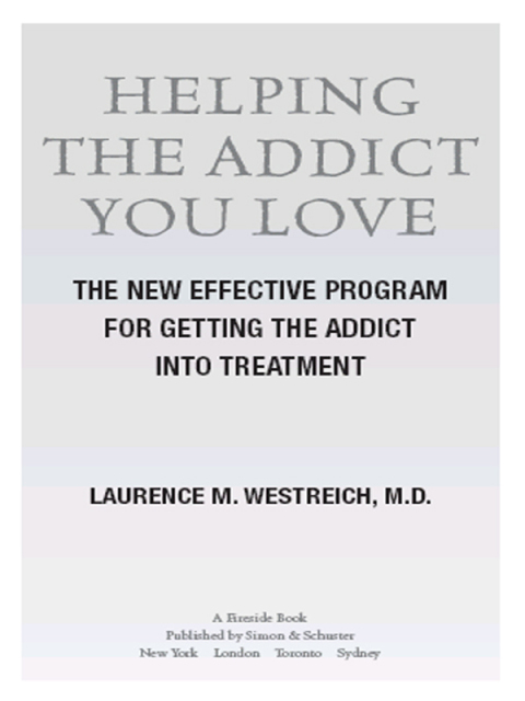 Cover image for book Helping the Addict You Love