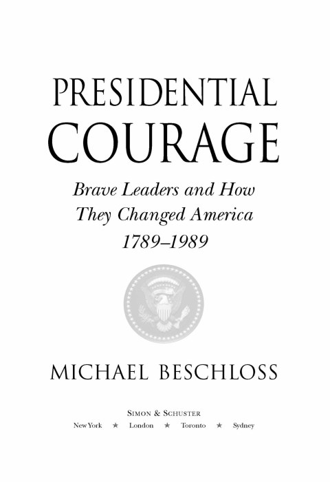 Cover image for book Presidential Courage