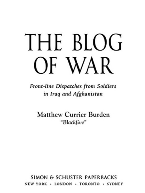 Cover image for book The Blog of War