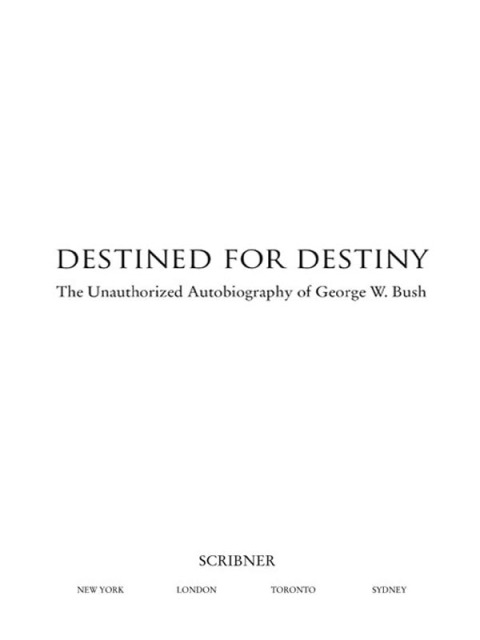 Cover image for book Destined for Destiny