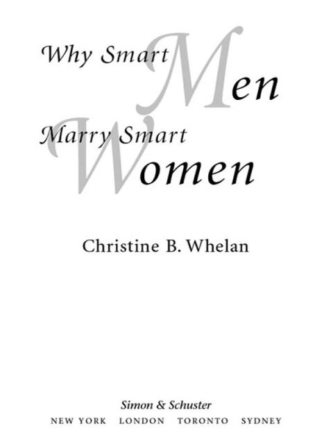 Cover image for book Why Smart Men Marry Smart Women