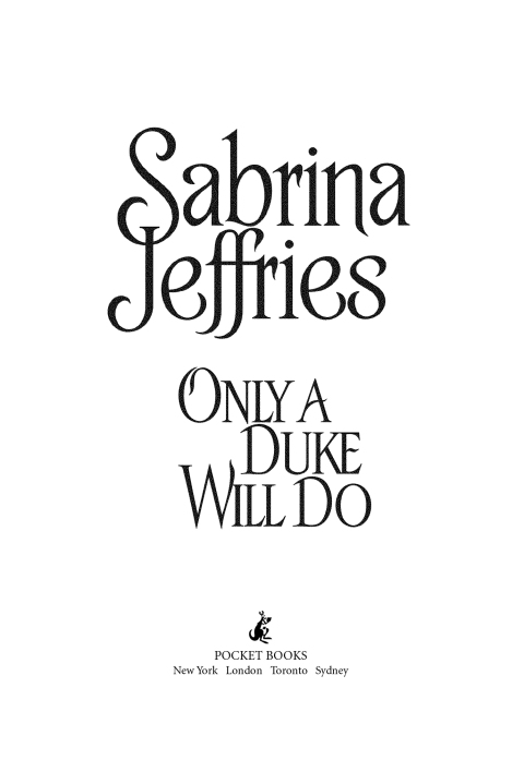 Cover image for book Only a Duke Will Do