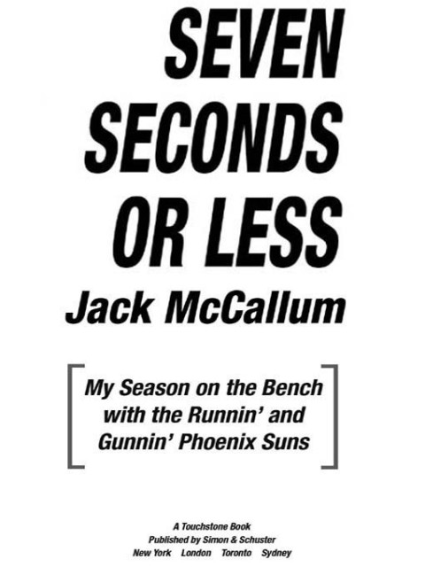 Cover image for book Seven Seconds or Less
