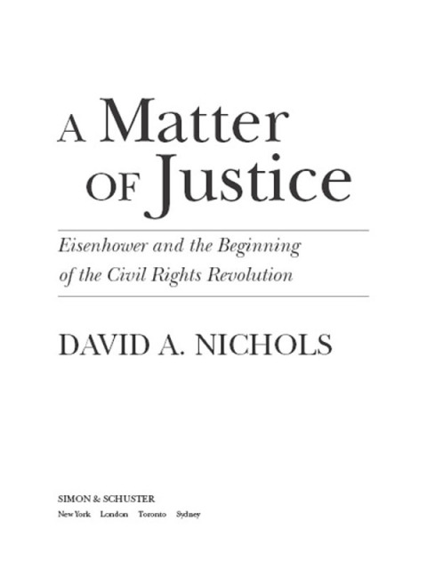 Cover image for book A Matter of Justice