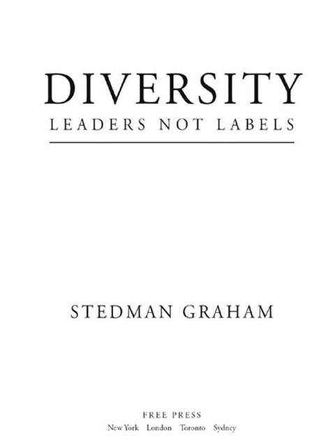 Cover image for book Diversity: Leaders Not Labels